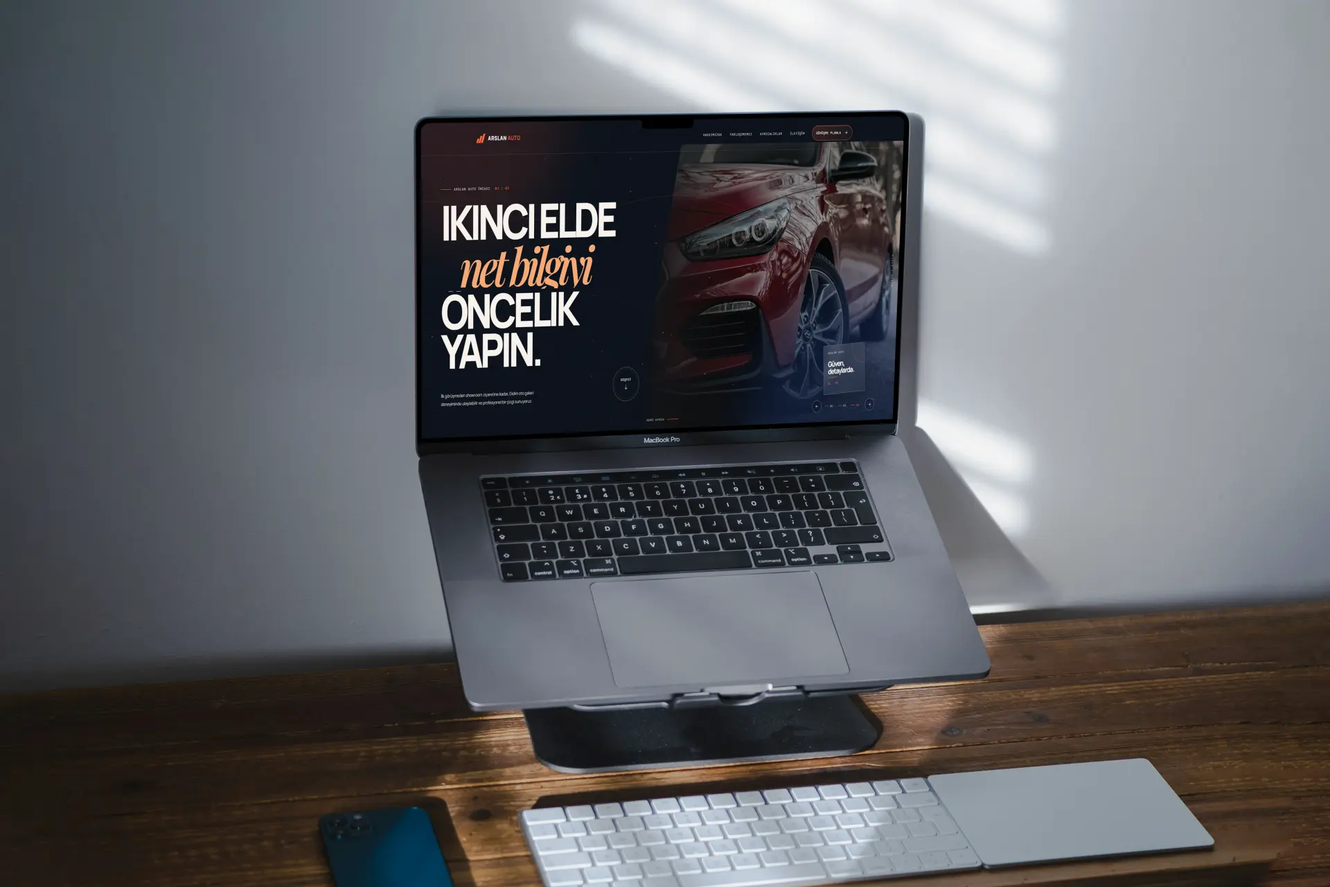 Arslan Autos web sitesi projesi