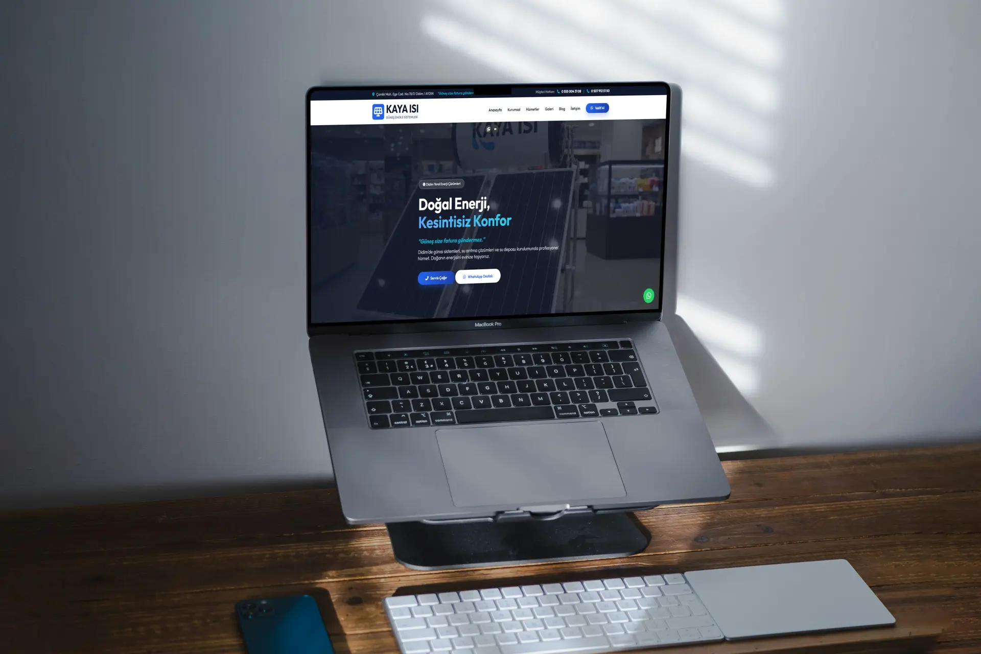 Kaya Isı web sitesi projesi